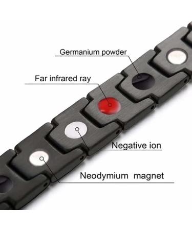 Magnetic Lymph Detox Bracelet - Black | Boost Lymphatic Drainage & Detoxify Your Body - Buy Online on GoSupps.com