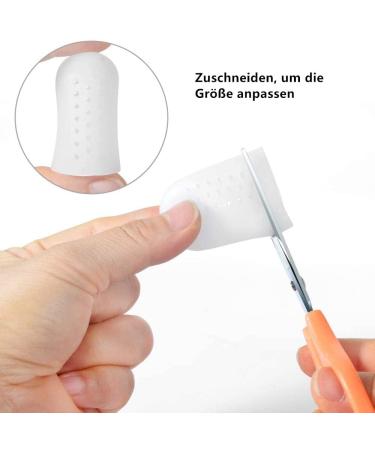 Buy Latrate 5 Pairs Toe Protection Sleeves - Breathable Toe Sleeves for Pain Relief | Bubbles Chicken Eyes Ingrown Toenails - 10 Large Pieces - Buy Online on GoSupps.com