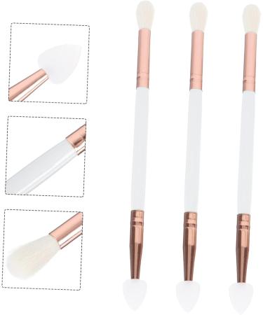 NOLITOY 3pcs Nylon Travel Shadow Dual-end Cosmetics Heart Mix Eye Handheld Gadgets Headed Tools - Buy Online on GoSupps.com