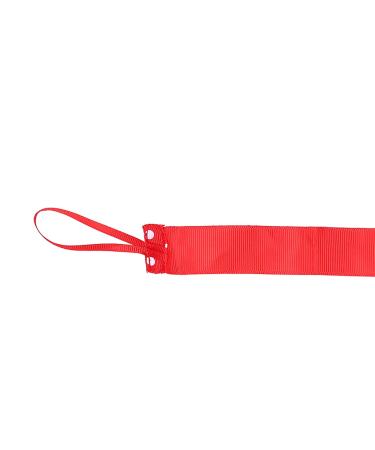 Baby Pacifier Clips Teething Holder - Red Dots Infants & Toddlers | 12.6 x 1 Leash for Safe & Convenient Use - Buy Online on GoSupps.com