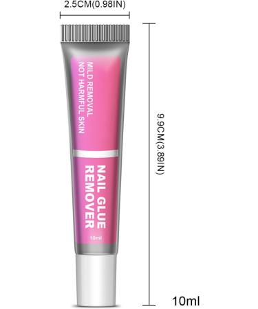  CGACCSD 10ml False Nail Remover Solid Adhesive Cleaning Solution for Home Beginners and Travel - Buy Online on GoSupps.com