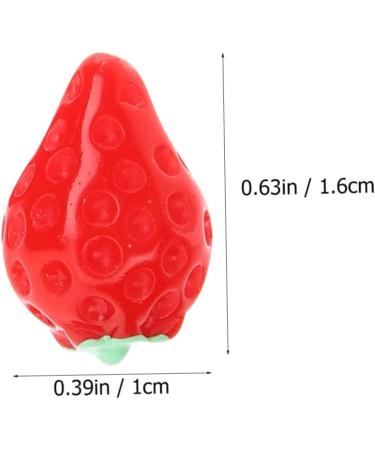 Alipis 90 Pcs Simulation Three-dimensional Fruit Mini Picture Frame Cake Toy Miniatures Miniature Dollhouse Accessories Diy Crafts Food Keychain Cake Decor Phone Case Strawberry Resin - Buy Online on GoSupps.com