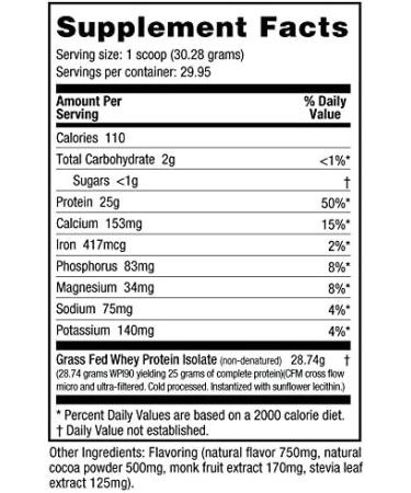 NutraBio Grass Fed Whey Isolate Protein Powder - 25G Protein Sugar Free Cookies & Cream - 2lbs | Lean Muscle Supplement - Buy Online on GoSupps.com