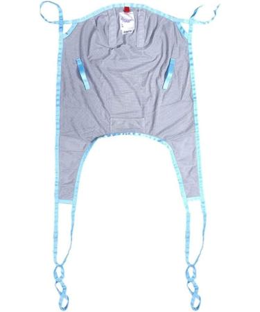 Patient Lift Sling with Opening Full Body Mesh Sling (507lb Capacity) - Lifting Aid Straps for Transfer for Elderly Bariatric Nursing Caregiver - Mesh Support Large - Buy Online on GoSupps.com