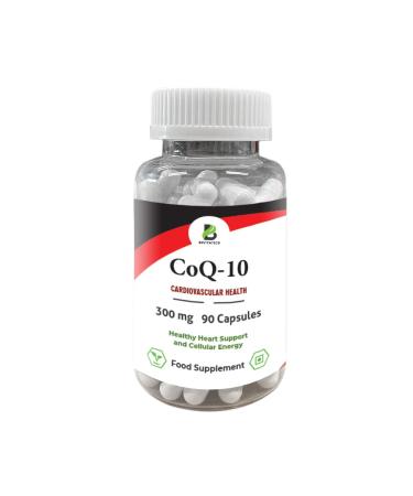 Co Enzyme Q10 300mg Capsules 90 Super Strength Vegetarian Friendly High Absorption CoQ10 Capsules Superior Formula