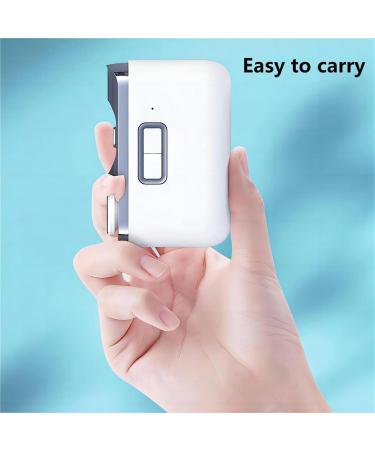 Widybord 1 Piece 2 in 1 Electric Nail Clipper Cutter Automatic Nail Grinder Trimmer with LED Light for Baby Adult Mini Manicure Tool - Buy Online on GoSupps.com