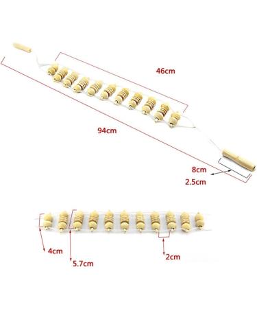 Hilifty Wooden Massage Roller - Pain Relief & Improved Blood Circulation | Buy Online - International Shipping - Buy Online on GoSupps.com
