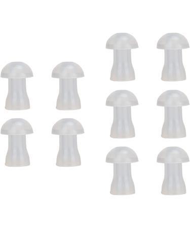 Universal Silicone Ear Tips - Transparent Earplugs (Small 9.1in Width 13.8in Length 0.28in Thickness) | International Shipping Available - Buy Online on GoSupps.com