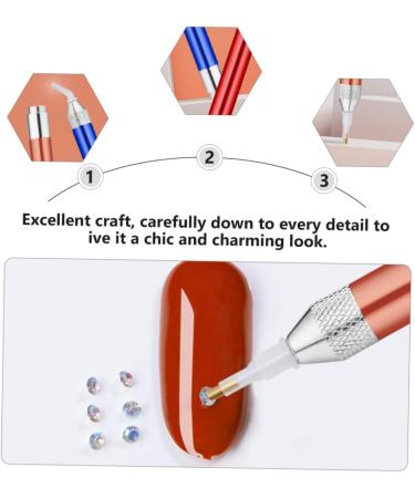 DOITOOL 3sets Nail Art Drill Pen Embroidery Embrolyiss Nail Art Tool Kit Diamond Picker The Nail Kit Arts Crafts Mandala Dotting Pen Diy Drill Pen Nail Drill Pen Painted Stippling - Buy Online on GoSupps.com