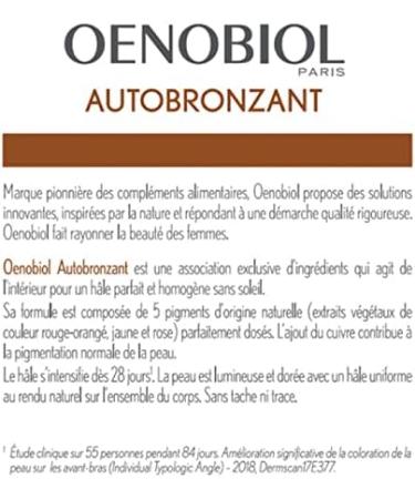 Oenobiol Self-Tanner Capsules - Uniform & Radiant Tan - Pack of 2 (30 Capsules) | Buy Internationally - Buy Online on GoSupps.com