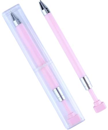 scyca Nail Art Drill | Manicure Dotting Pencil for Artistic Nails Rhinestone Art Portable Dotting Nail Too for Home Travel Business Trip Apartment Pink - Buy Online on GoSupps.com