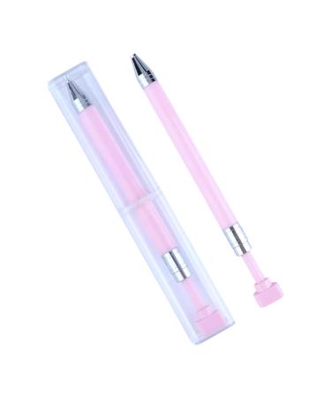 Nail Art Manicure Pencil Rhinestone Design Nail Drill Tool Lightweight Tool for Home Travel Business Trip pink