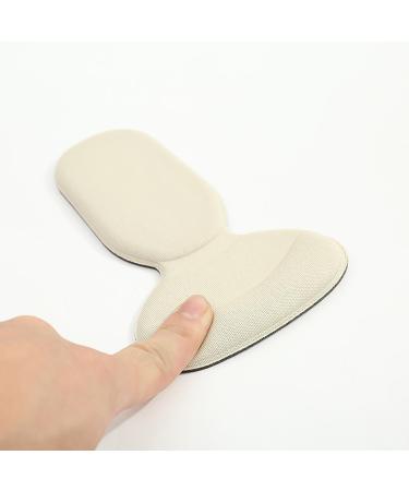 Memory Foam Heel Protector Pads for High Heels - 2 Pairs (Black & Beige) | Comfortable Foot Care for Men & Women - Buy Online on GoSupps.com