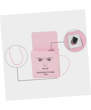 NOLITOY Eyebrow Measuring Tool Brow Map Line Eyebrow Corrector Positioning Ruler Wire Box Draw a Line 4.6x1.8x7.5cm Pink - Buy Online on GoSupps.com