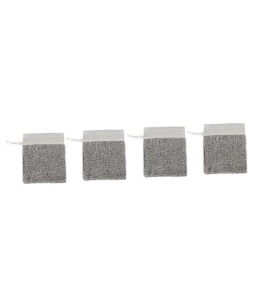 Beavorty 4 Pcs Soap Bag Foaming Net Bath Mitts Bath Loofahs Exfoliating Soap Saver Mesh Soap Bag Flax 14.5x12cmx2pcs As Shownx2pcs