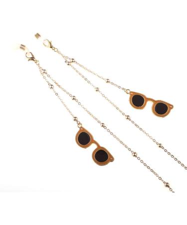 Stylish Gold Glasses Chains & Key Straps for Women | Metal Loop Cords for Sunglasses & Eyewear - Buy Online on GoSupps.com