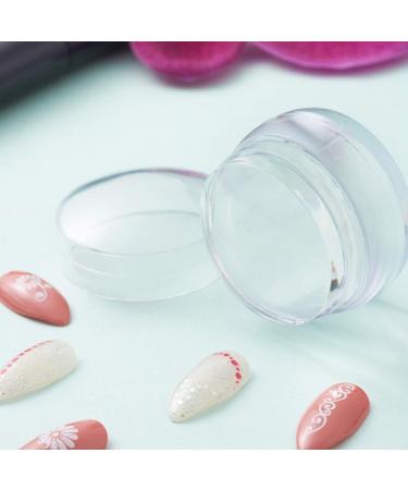 Lurrose Jelly Nail Art Stamp Set | Clear Stamp Tool for Manicure & Nail Accessories | Perfect for Nail Stamping Kits - Buy Online on GoSupps.com