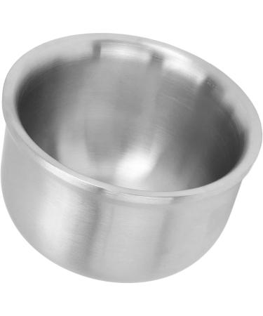 Tmishion Men's Stainless Steel Shaving Bowl - Professional Portable Soap Cup for Home & Salon | Perfect for Razor Foam & Grooming - Buy Online on GoSupps.com