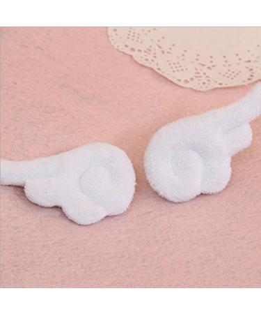Plush Angel Wings Hair Clip - Kawaii Cute Adorable Hair Barrettes - Buy Online on GoSupps.com