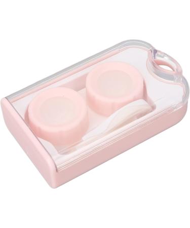 Buy Verdant Touch Portable Pink Contact Lens Box Set | Travel Size Transparent Case with Tweezers | Multi-Colored | International Shipping Available - Buy Online on GoSupps.com