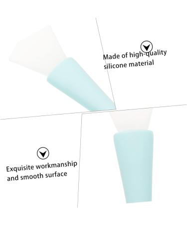 Mikinona 2 Sets Silicone Makeup Brush Lip Makeup Brush Silicone Facial Brush Applicator Eyeliner Applicator Lip Liner Brush Eye Shadow Skincare Brush for Mud Lip Gloss Wand - Buy Online on GoSupps.com