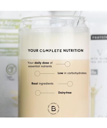 Baitz | Complete Vanilla Shake 17.9 oz | Vegan Protein Powder with Probiotics | 24g Protein per Serving | No Added Sugar | Natural Ingredients | Dairy & Gluten Free | Functional Blend French Vanilla - Buy Online on GoSupps.com