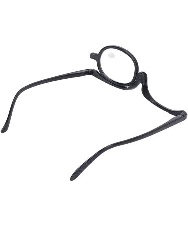 Buy Black Makeup Glasses with Flip Down Lens | Stylish & Functional Eyewear for Men & Women (+2) - Buy Online on GoSupps.com