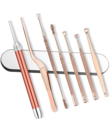 LED Light Earwax Removal Kit - Earpick Remover Curette Spoon Cleaner Tool Set - Buy Online on GoSupps.com