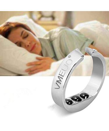 Anti Snoring Ring 3 Sizes Anti Snoring Ring Sleep Breathing Snoring Antiper Sleeping Breath Aid Acupressure Treatment Anti Snore Device Improve Breathing for Children's Men & Women(S)