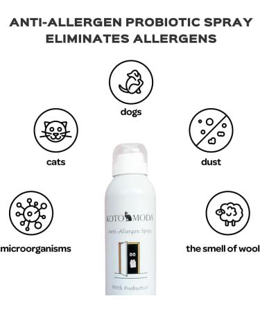Kotomoda Probiotic Anti-Allergy Spray for Cats (50ml) - Relief for Cat Owners | International Shipping Available - Buy Online on GoSupps.com