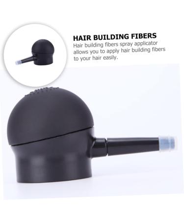 Mikinona 2 Pcs Silicone Nozzle Spray Pump Fibers Sprayer Powder Applicator Black - Buy Online on GoSupps.com