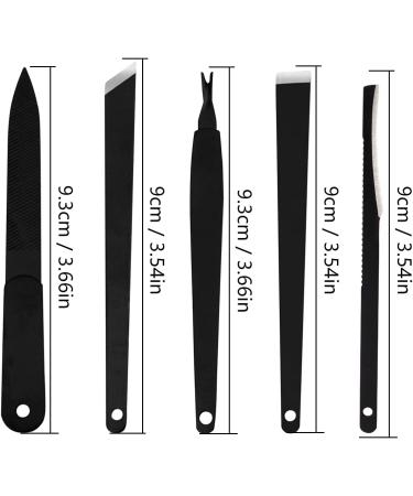 Zeaye 5 replacement kit stainless steel foot scraper foot file pedicure kit easily and effectively remove the dead skin of the cracked heel and restore white and tender skin Nail file Nail clippers - Buy Online on GoSupps.com