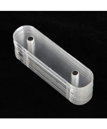 10PCs Transparent Nail Art Tips Display Stand | Double-Sided Adhesive Tape | Acrylic Strip Display for Home & Salon Use | DIY Nail Accessories - Buy Online on GoSupps.com