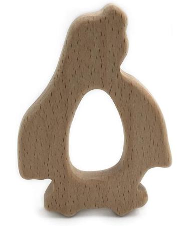 Wendysun 10pcs Cartoon Sea Lion Wood Teether Set - Natural Baby Teething Toy - Buy Online on GoSupps.com