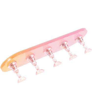 FRCOLOR 4 Sets Nail Practice Holder Nail Display for Nail Art Creative Nail Holder Fake Nail Holder Magnetic Nail Holder Practical Nail Presentation Plastic Oval Nail Press - Buy Online on GoSupps.com
