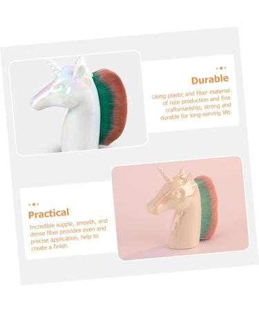 Ipetboom Nail Dust Cleaning Loose Powder Beauty Brush Nail Clean up Pen Nail Cleaner Makeup Brush Nail Cleaning Brush Mineral Foundation Powder Couple Toys Plastic Foundation Brush Make up 8.8x8x3.3cm Assorted Color - Buy Online on GoSupps.com