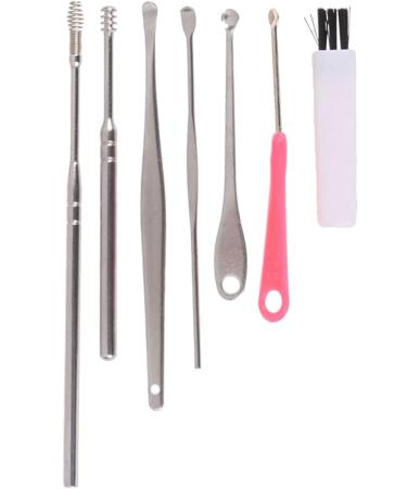 TARVIT 7Pcs Earwax Removal Set - Stainless Steel Ear Pick & Curette Effective Ear Cleaner Tool for Safe Wax Removal - Buy Online on GoSupps.com