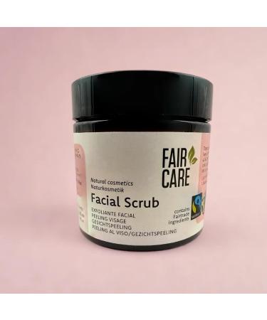 FAIRTRADE Facial Scrub - 3.38 Oz Apricot & Green Tea | Natural Deep Cleansing for Radiant Skin | Buy Internationally - Buy Online on GoSupps.com