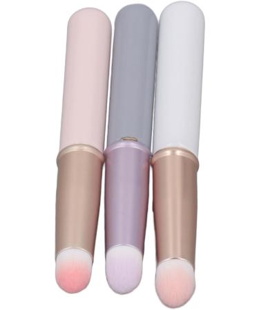 Lip Brush 3 Pieces Lip Brush Compact and Durable Round Head Easy to Clean with Lipstick Cover - Buy Online on GoSupps.com