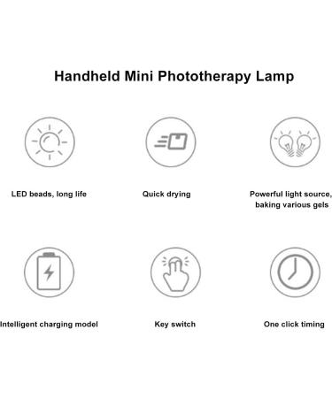 Mini UV Nail Lamp Quick Drying Gel Nail Light with 3 Gears Portable Nail Dryer with Lasting Endurance Compact Size for Home DIY Manicure (Silver) - Buy Online on GoSupps.com