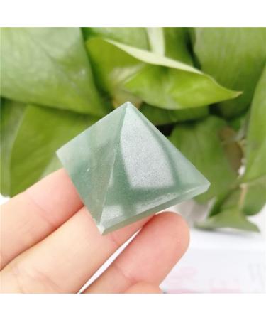 30-35mm Natural Green Quartz Crystal Pyramid Stones Reiki Gifts - Buy Online on GoSupps.com