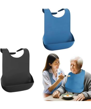 Adult Bib Mealtime Bibs Reusable Shirt Bibs Washable Bibs for Adults Apron Bibs for Baby Toddler Elder(2 pcs) - Buy Online on GoSupps.com