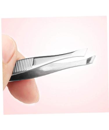 1PC Professional SL Stainless Steel Precision Tweezers for Eyebrow & Face Hair Removal - Expert Beauty Tools - Buy Online on GoSupps.com
