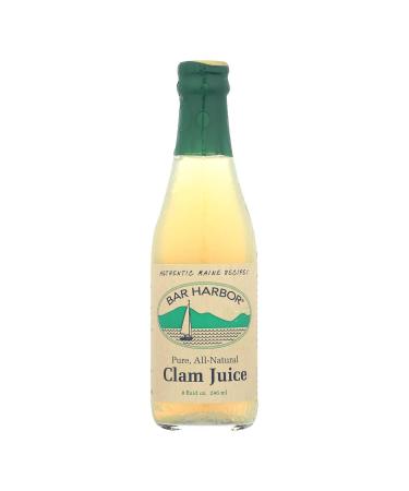 Bar Harbor Pure Clam Juice, 8 Fl Oz (Pack of 12)