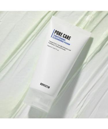 ROVECTIN Pore Tightening Cleansing Foam | Green Papaya Charcoal & AHA/BHA/PHA | Vegan Cleanser for Oily Dull Skin | 150 ml - Buy Online on GoSupps.com