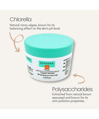 SEPHORA COLLECTION Chlorella Melting Cleansing Balm 4.22 oz - Gentle Makeup Remover & Skin Purifier for All Skin Types - Shop Internationally - Buy Online on GoSupps.com