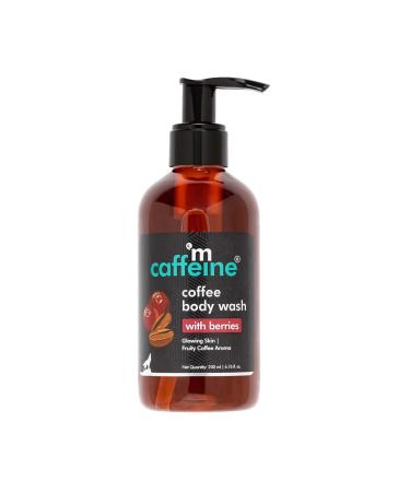 mCoffee Body Wash with Berries | De-Tan & Deep Cleansing Shower Gel | Enriched with Vitamin C & in Energizing Fruity Berry Aroma | Shower Gel | Suitable For both Men & Women - | De-Tan/6.8 fl oz
