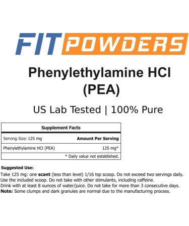 FitPowders Beta Phenylethylamine HCL (PEA) Powder - 25g | Premium Quality - Buy Online on GoSupps.com