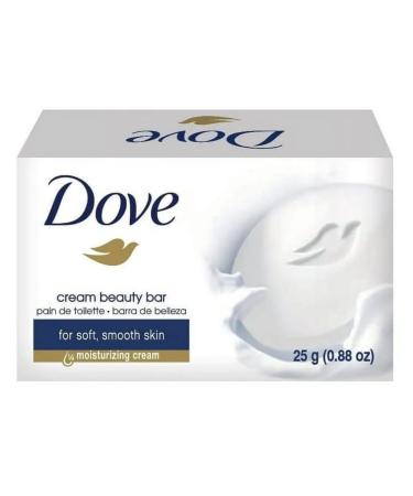 Buy 12 Pack Dove Cream Beauty Bar Travel Size Soap (25g) - Perfect for International Shipping - Buy Online on GoSupps.com