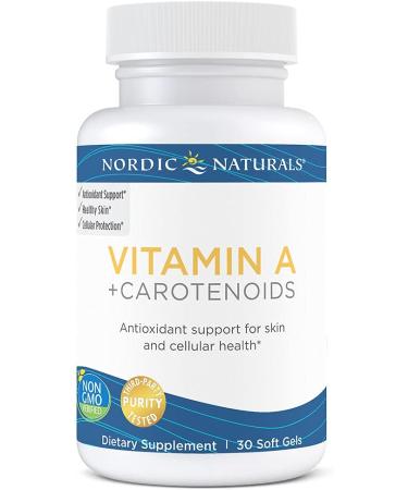 Nordic Naturals Vitamin A + Carotenoids - 30 Softgels for Vision & Skin Health - Buy Online on GoSupps.com